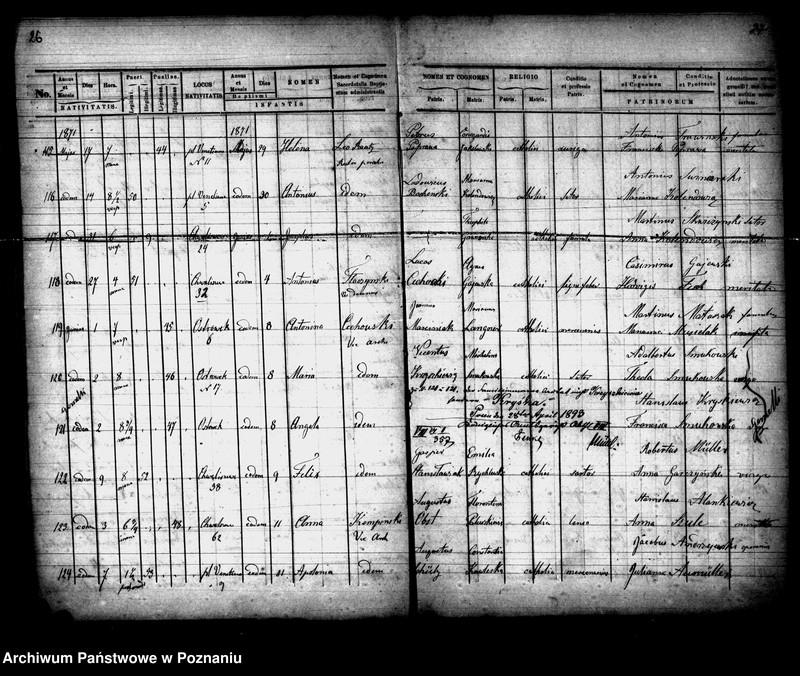 Obraz 14 z jednostki "Księga urodzeń"