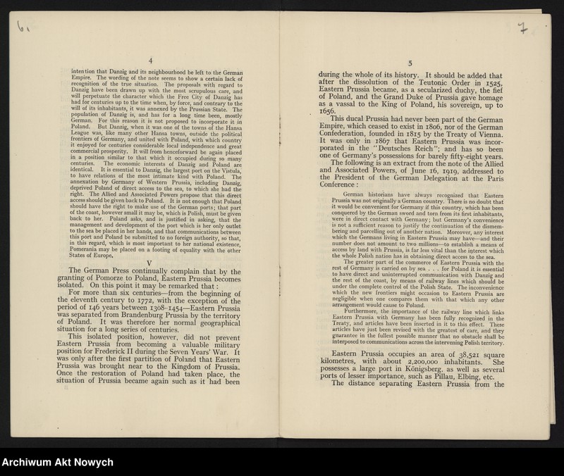 image.from.unit.number ""Poland, Germany and the Sea" by Diplomat, London 1925; Odbitka z "The English Review", Sep. 1925, 2 mapy"