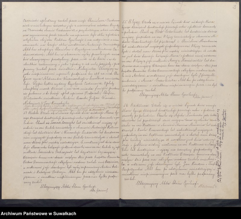 Obraz 17 z jednostki "[Księga akt urodzeń, małżeństw i zgonów parafii rzymskokatolickiej w Sejnach z 1921 roku]"