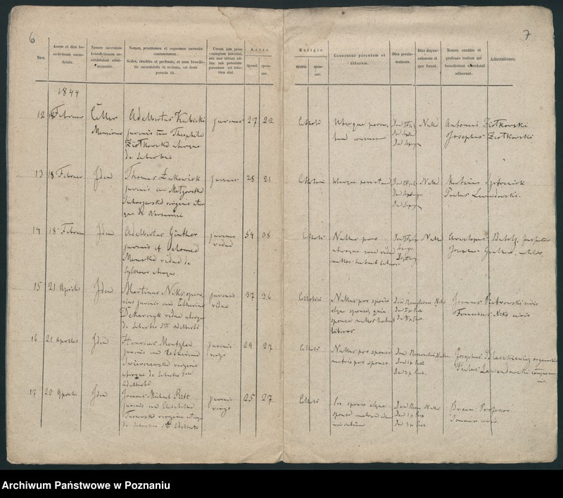 Obraz 6 z jednostki "Księga małżeństw"