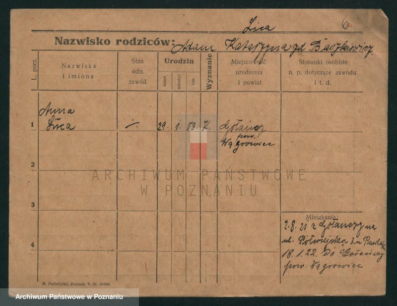 Obraz 6 z jednostki "Lica - Liczykowska"