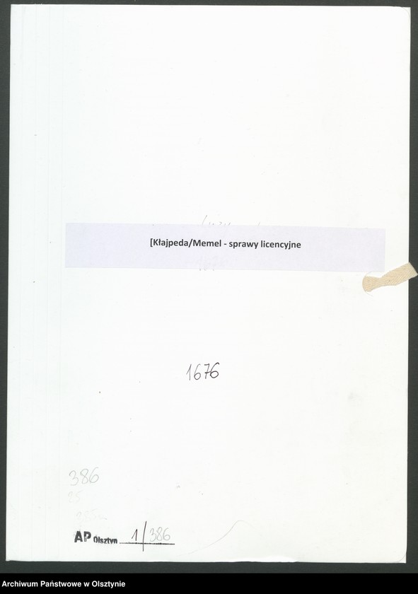 image.from.unit.number "[Kłajpeda/Memel - sprawy licencyjne]"