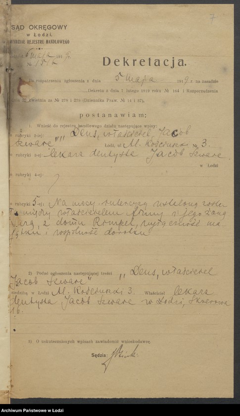 Obraz 9 z jednostki ""Dens" Jakób Szwarc- sprzedaż instrumentów dentystycznych"