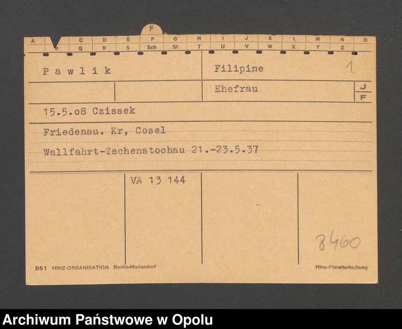 Obraz 3 z jednostki "[Pawlik Filipine, ur. 15.05.1908 Czissek]"