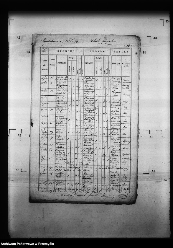 Obraz 16 z jednostki "[Kopie ksiąg metrykalnych parafii Ulicko (dekanat Niemirów)]"