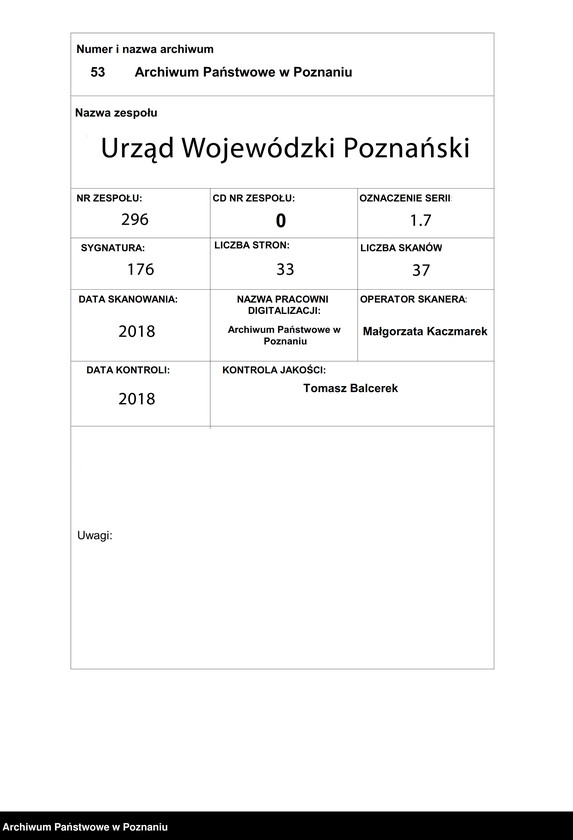 Obraz 1 z jednostki "Różne sprawy."