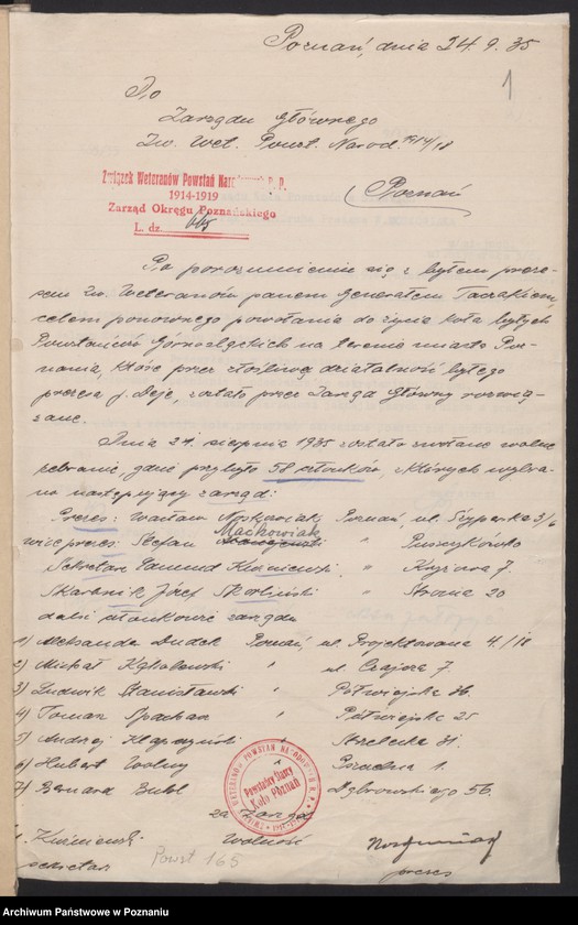 Obraz 4 z jednostki "Akta Koła: Powstańcy Śląscy Koło Poznań."