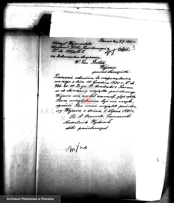 Obraz 7 z jednostki "Sprawy budowlane majętności Wijewo"