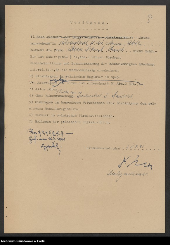 Obraz 11 z jednostki "Abram Szlama Chuset – sprzedaż resztek łokciowych"