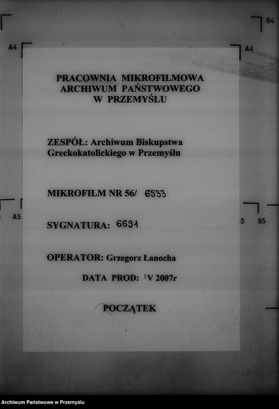 Obraz 1 z jednostki "[Kopie ksiąg metrykalnych parafii Leszczawa Górna z filiami Leszczawa Dolna, Kuźmina, Leszczawka z Rosuszką (dekanat Bircza)]"