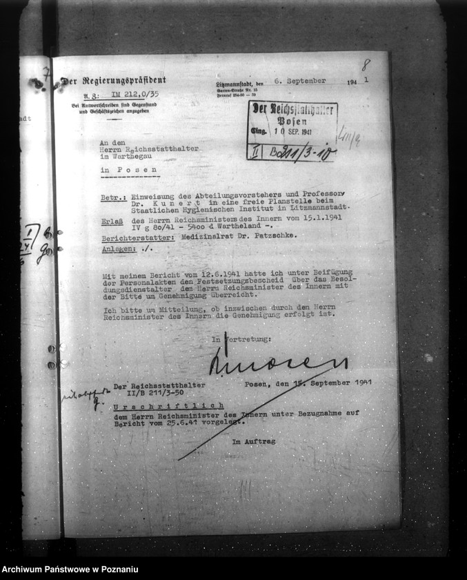 Obraz 12 z jednostki "Dr. Kunert - Hygienisches Institut - Litzmannstadt (Łódź)"