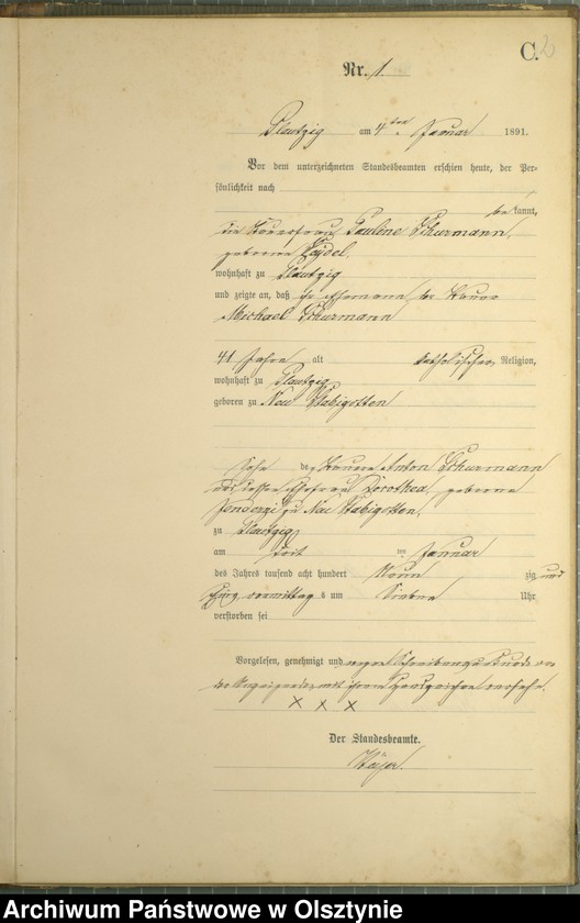 image.from.unit.number "Sterbe-Haupt-Register Nr 1 - 31"