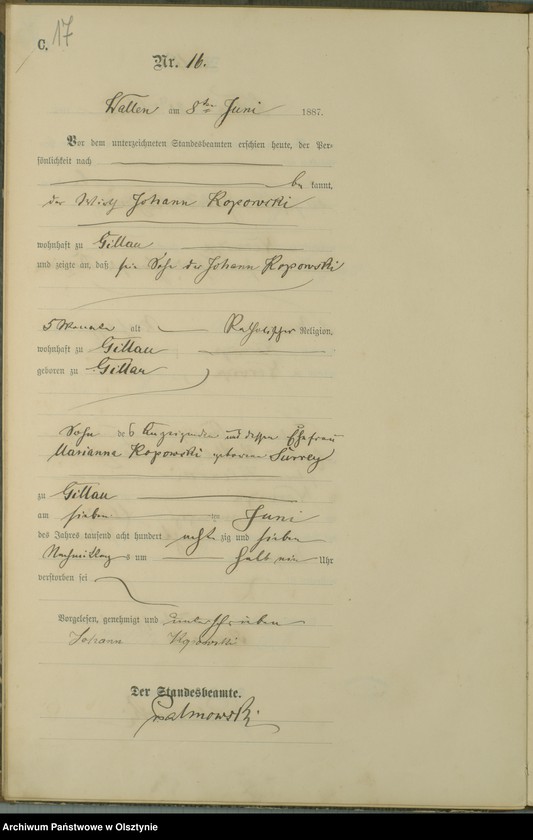 image.from.unit.number "Sterbe-Haupt-Register Nr 1 - 33"