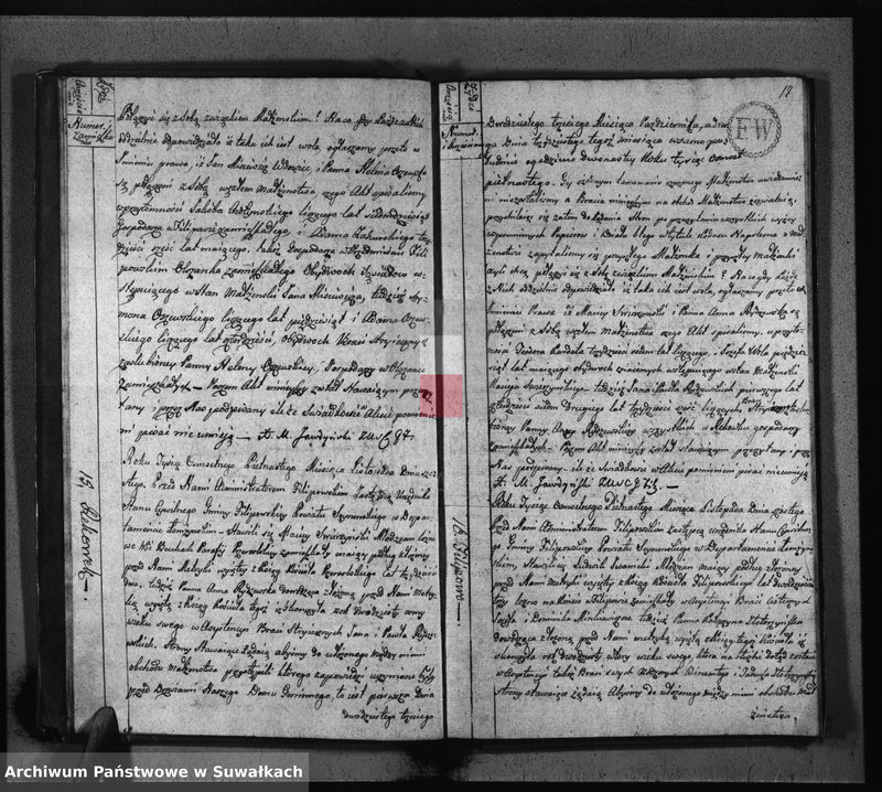 image.from.unit.number "Akta Zaślubionych Gminy Filipowskiey od 1-go Stycznia 1815 Roku"