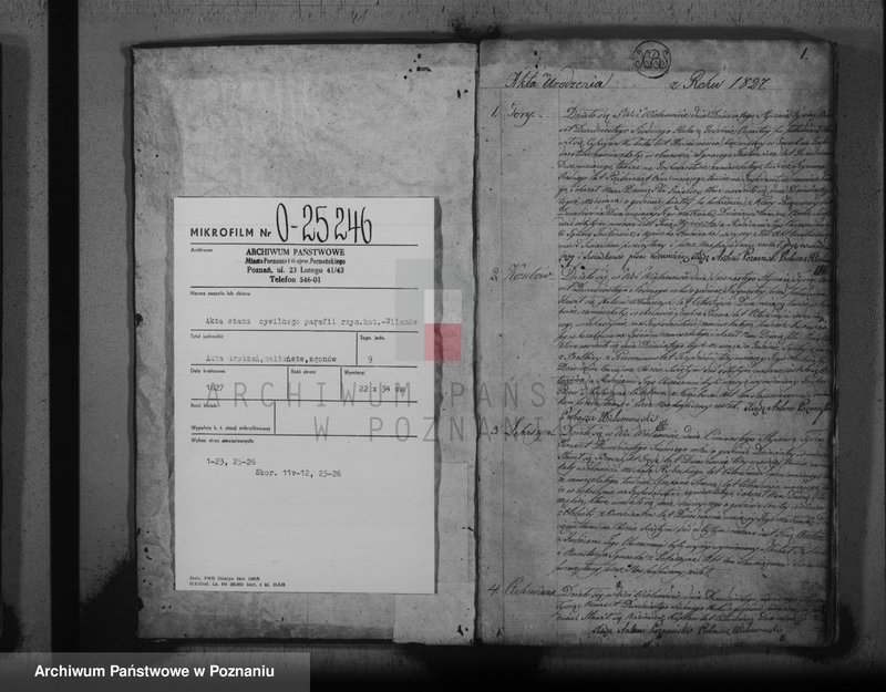 image.from.unit.number "Akta urodzeń, małżeństw i zejścia"
