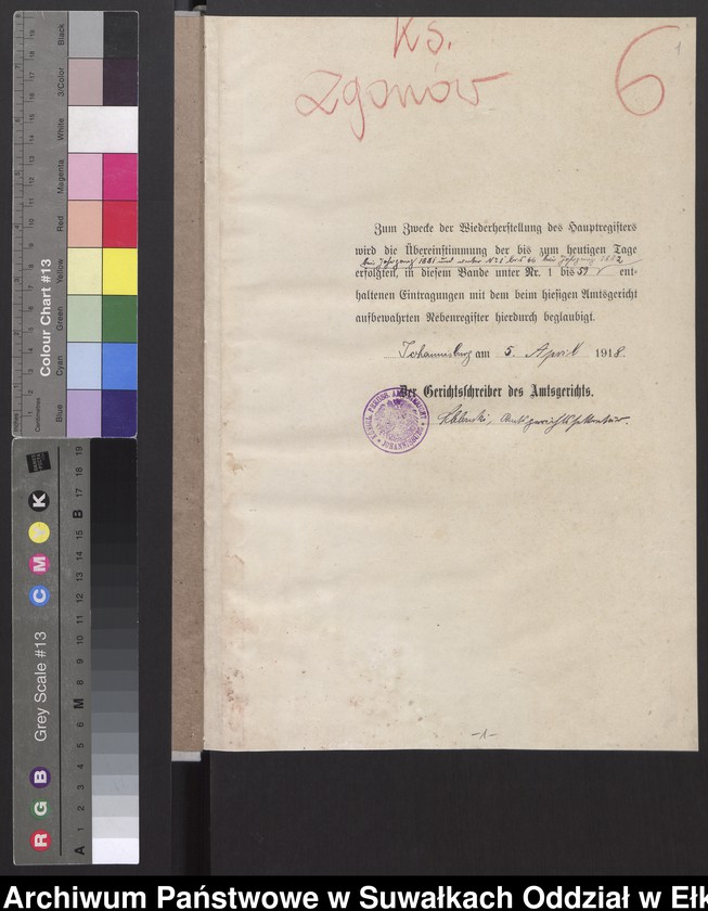 image.from.unit.number "[Sterbe-Haupt-Register des Königlich Preussischen Standes-Amtes Bialla Kreis Johannisburg]"