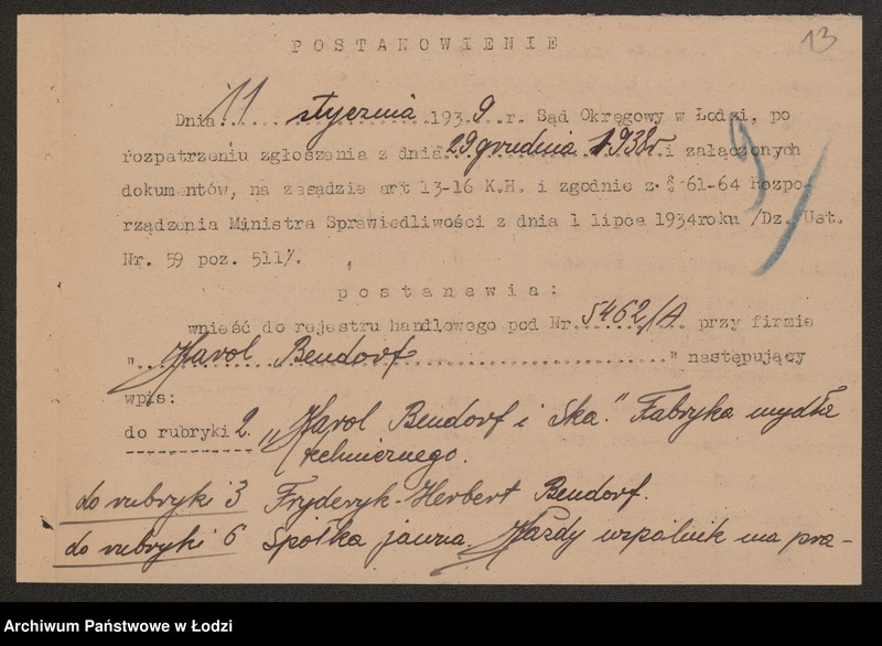 Obraz 15 z jednostki "Karol Bendorf- Fabryka Mydła Technicznego"