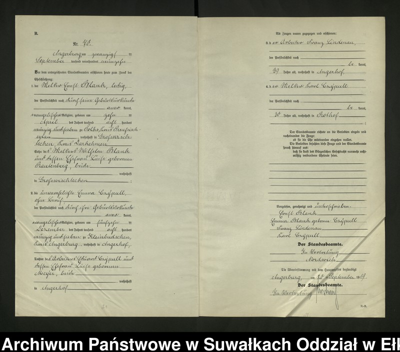 image.from.unit.number "[Heirats - Register (Neben - Register) Standesamt Angerburg einschl. der Bezirke, Gr. Strengeln, Prinowen und Kehlen Kreis Angerburg] No 60 bis 120"