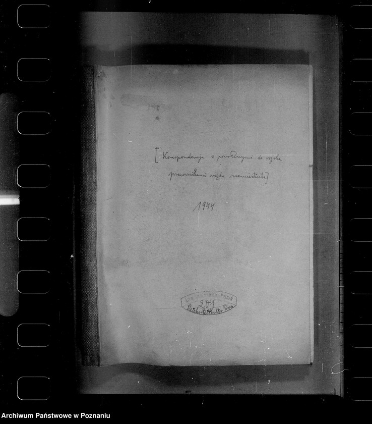 Obraz 4 z jednostki "Korespondencja z powołanymi do wojska pracownikami urzędu namiestnika"