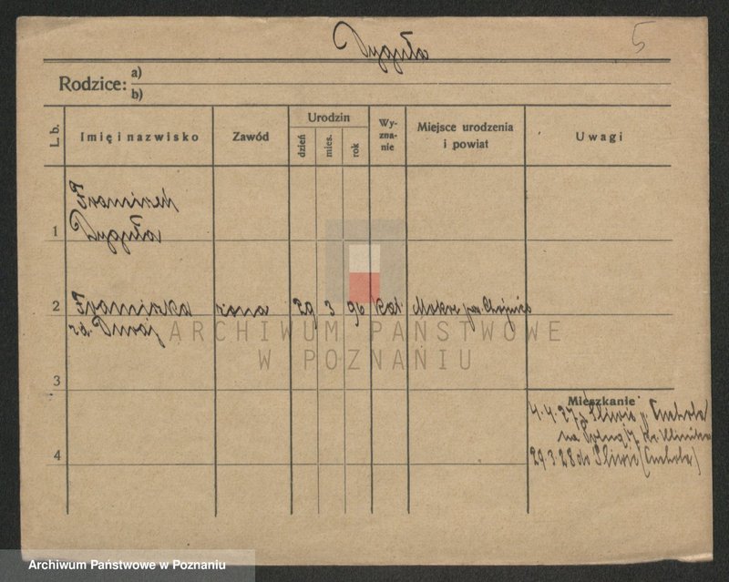 Obraz 7 z jednostki "Dygierska - Dyzman"