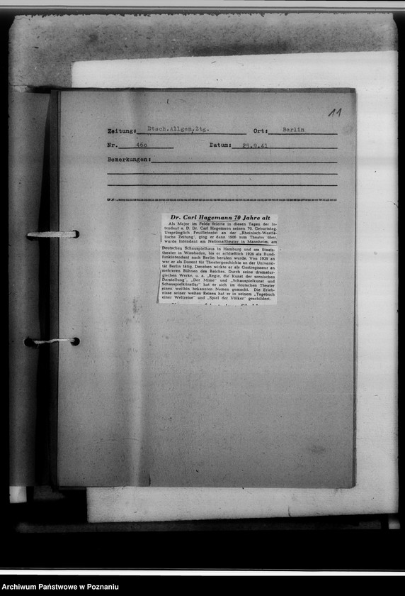 Obraz 15 z jednostki "[Wycinki z prasy przedstawiające biografie wybitnych osobistości ze świata politycznego i wojskowego z krajów europejskich i pozaeuropejskich]"