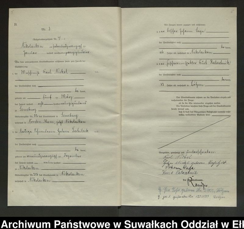 image.from.unit.number "Heirats=Haupt=Register des Königlichen Preussischen Standes-Amtes Nikolaiken Kreis Sensburg"