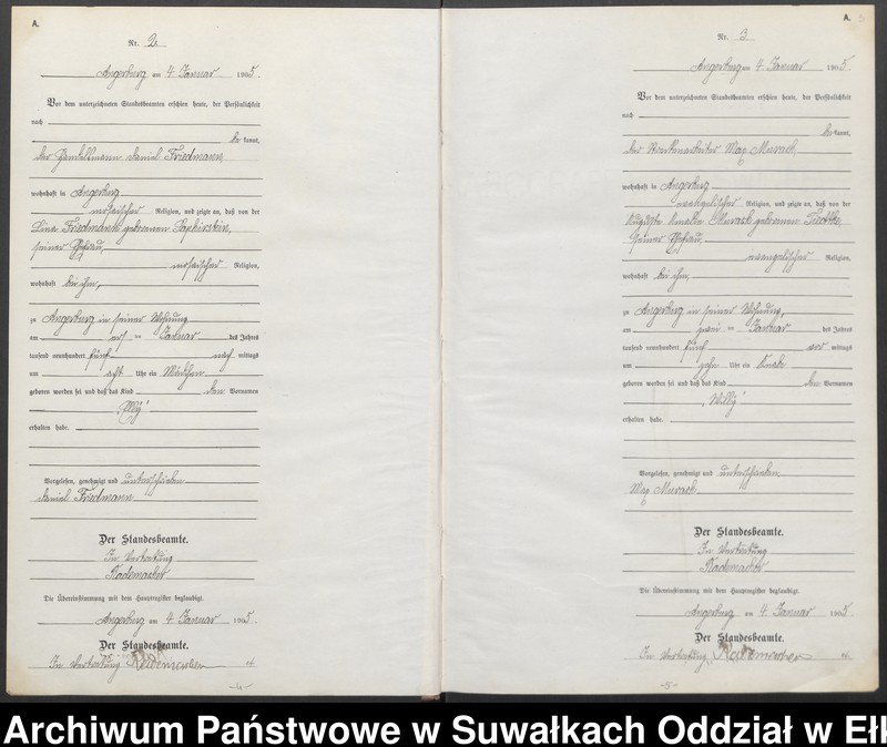 image.from.unit.number "Geburts-Neben-Register des Preussischen Standes-Amtes Angerburg Kreis Angerburg Band I"