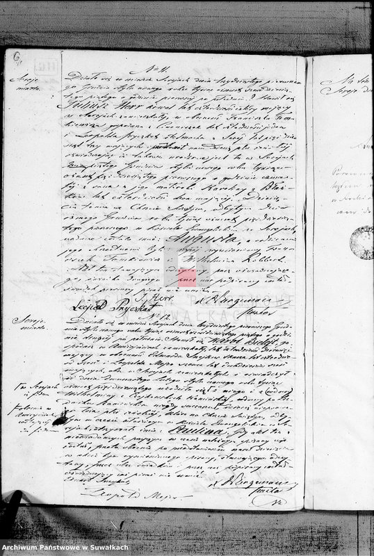 image.from.unit.number "Księga duplikat do zapisywania aktów urodzeń, małżeństw i zejść w Filiale Ewangelicko-Augsburgskiego w Serejach w roku 1865"