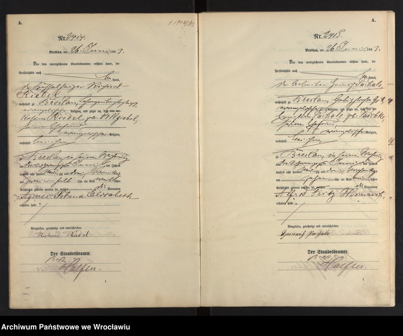 image.from.unit.number "Geburts-Haupt-Register Breslau II 1893 Band 7"