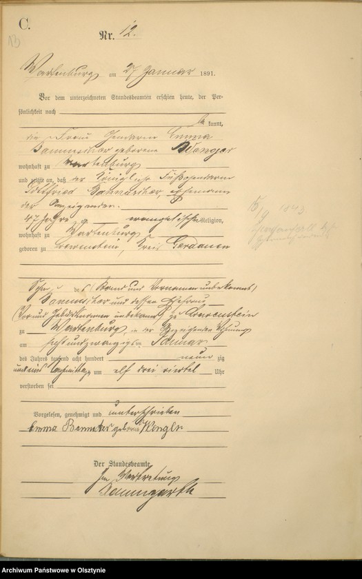 image.from.unit.number "Sterbe-Haupt-Register Nr 1 - 131"