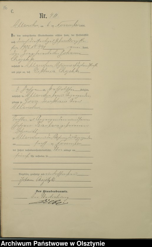 image.from.unit.number "Sterbe-Haupt-Register Tom II, Nr 398-510"