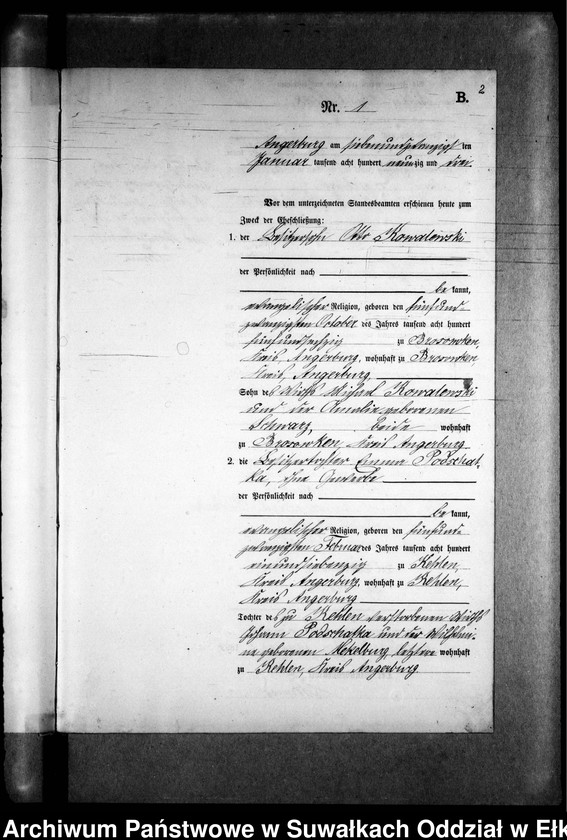 image.from.unit.number "Heiraths-Neben-Register des Preussischen Standes-Amtes Kehlen Kreis Angerburg"