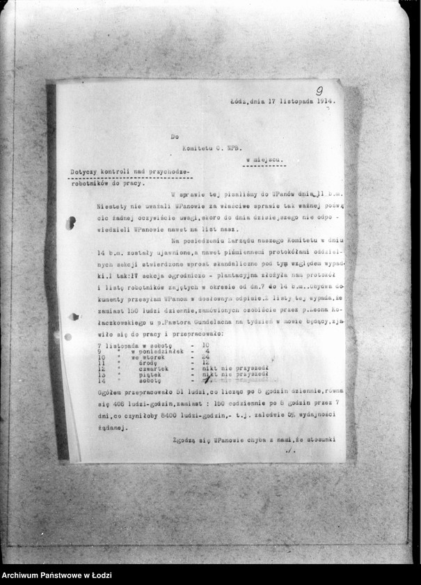 Obraz 12 z jednostki "Komitet Robót Publicznych [korespondencja z innymi komitetami i sekcjami]"