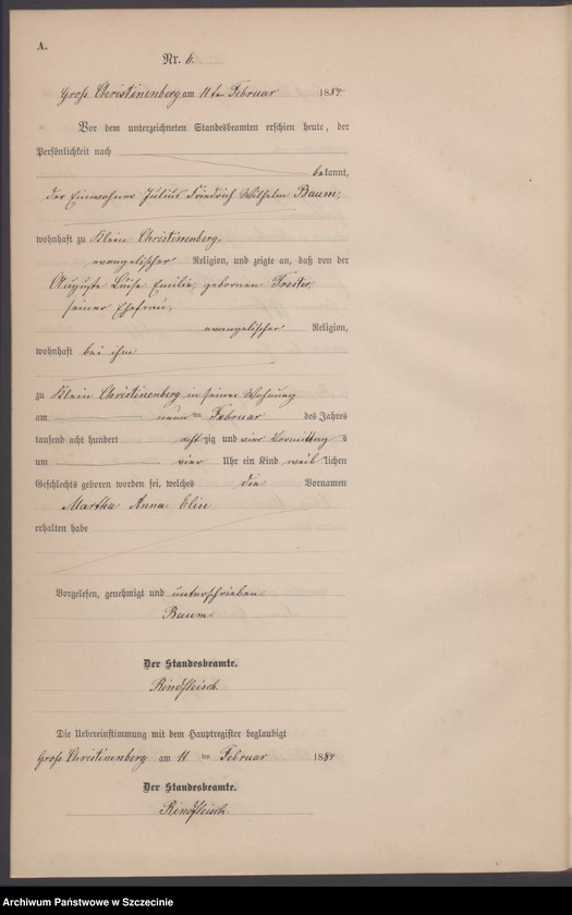 Obraz 9 z jednostki "Geburts-Register (Neben-Register)"