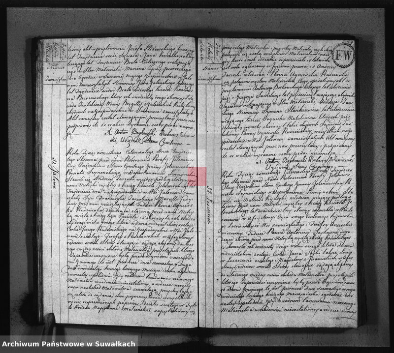image.from.unit.number "Akta Urzędnika Stanu Cywilnego Zaślubionych w Gminie Jeleniewskiey od Dnia 1-go Stycznia Roku 1814."