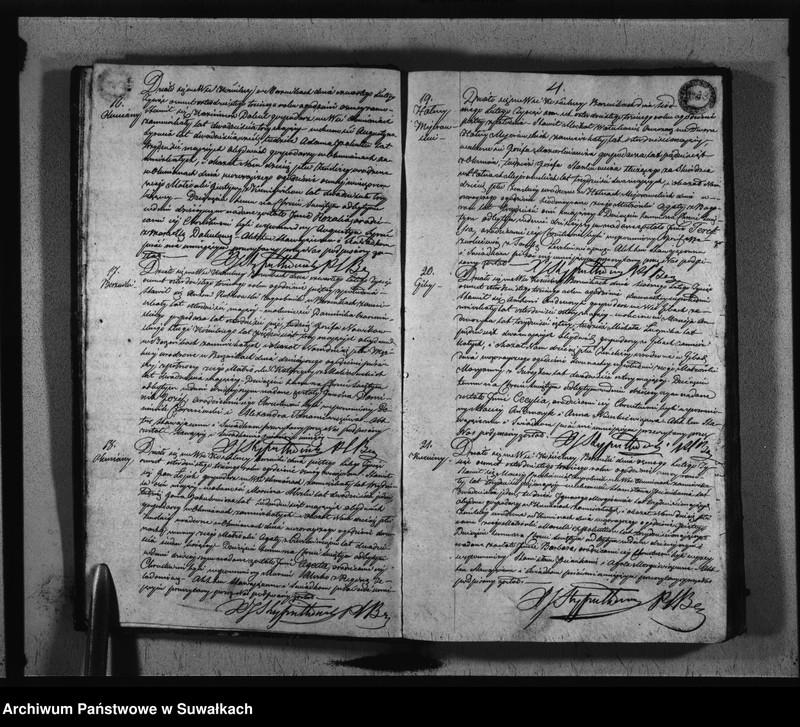 image.from.unit.number "Księga Duplikat Zaślubionych, Urodzonych i Zmarłych w Parafij Berznickiej w Roku 1843"