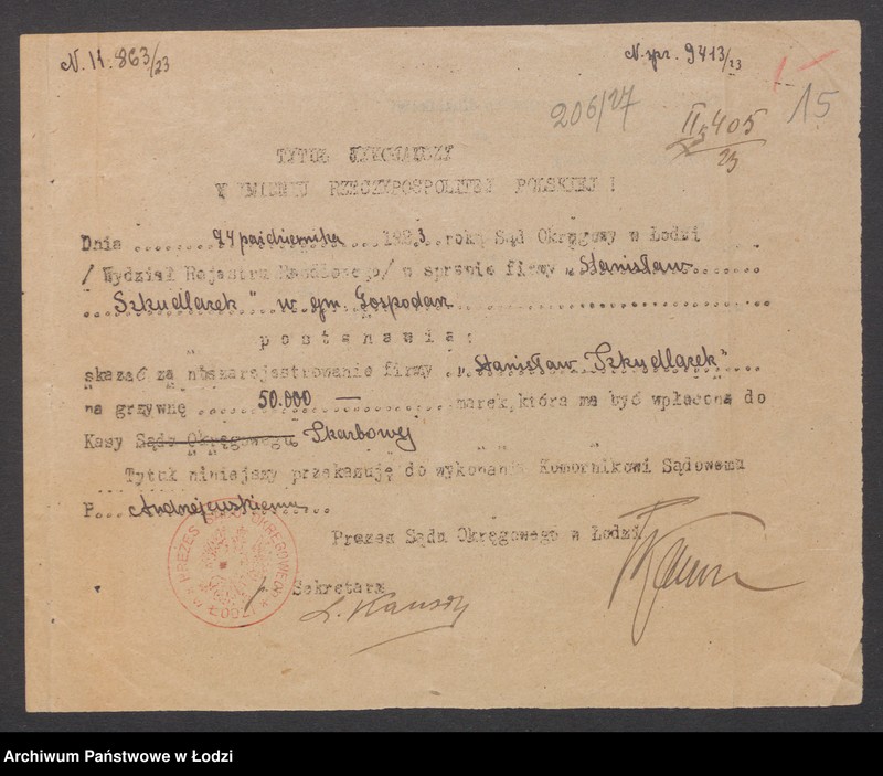 Obraz 17 z jednostki "Stanisław Szkudlarek- sklep rzeźniczy"