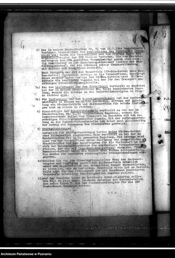 Obraz 12 z jednostki "DWH - Transporte der Baustoffe für Behelfsheime"