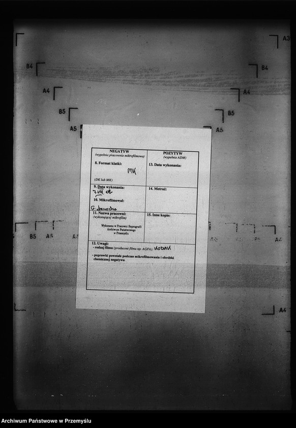 Obraz 3 z jednostki "[Kopie ksiąg metrykalnych parafii Magierów z filią Horodzów (dekanat Niemirów)]"