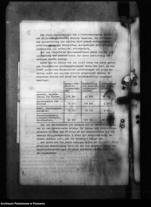 Obraz 16 z jednostki "Sächliche Kosten der Berufs- und Berufsfachschulen"