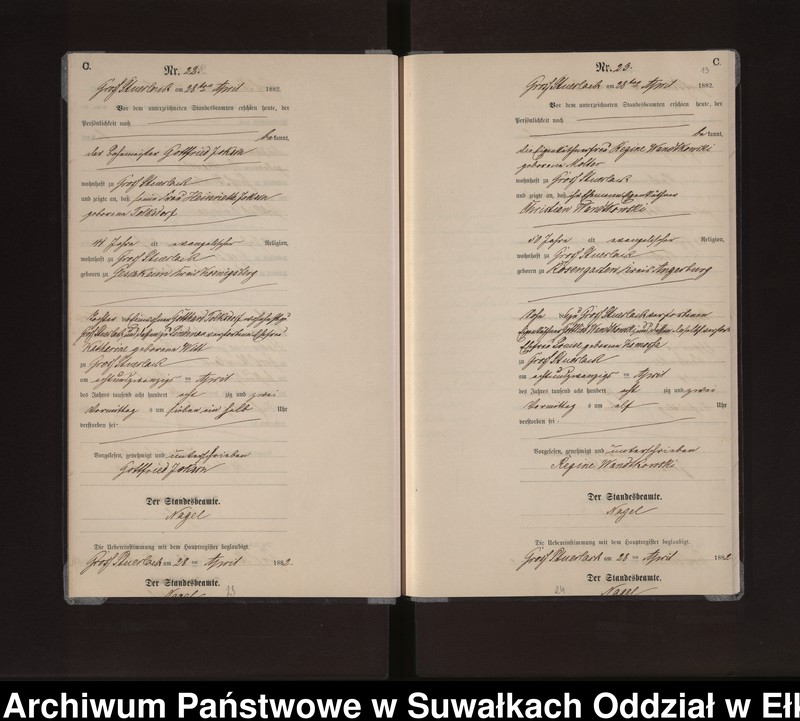 image.from.unit.number "Sterbe-Neben-Register des Preussischen Standes-Amtes Gross Stüerlack Kreis Loetzen"