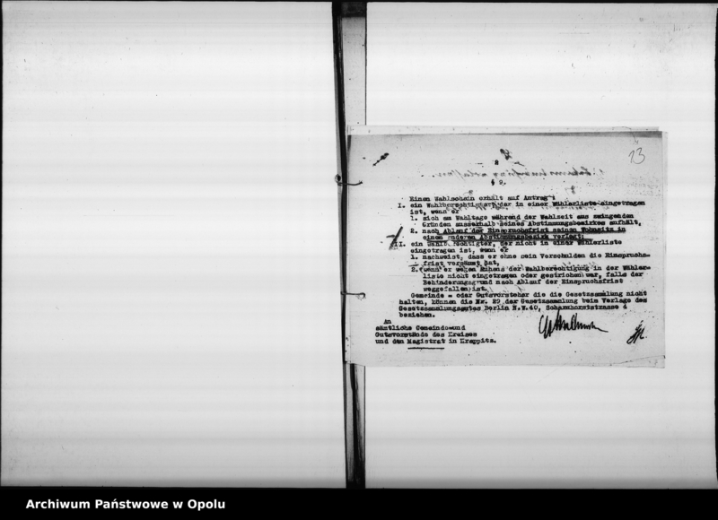 Obraz 14 z jednostki "[Wybory do sejmiku i sejmu Rzeszy - listy wyborcze]"