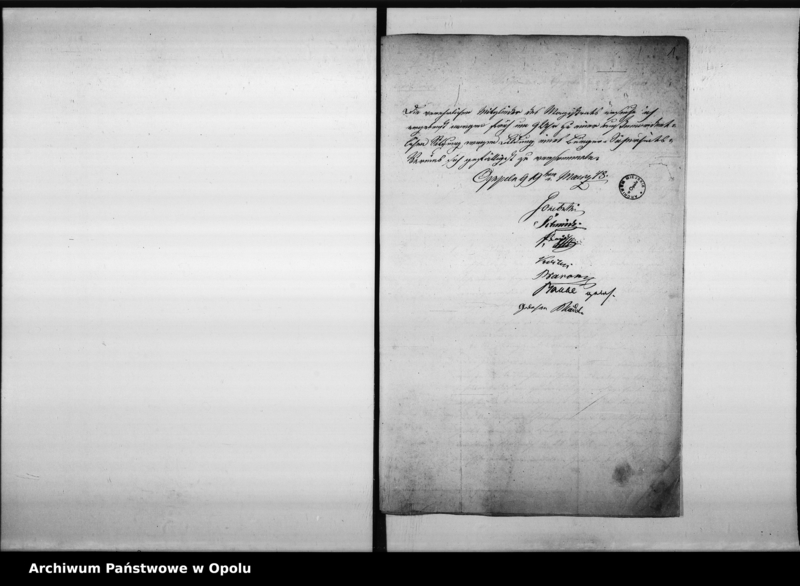 Obraz 5 z jednostki "Acta betreffend die Bildung des Sicherheits - Vereins in hiesiger Stadt Vol I de anno 1848"