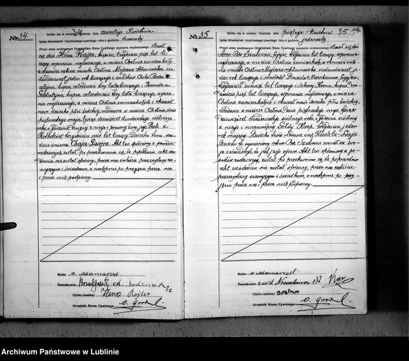 image.from.unit.number "Alegaty do ksiąg urodzeń, małżeństw i zgonów z lat 1845 - 1846"