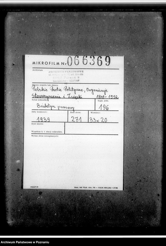 Obraz 2 z jednostki "Biuletyn prasowy"