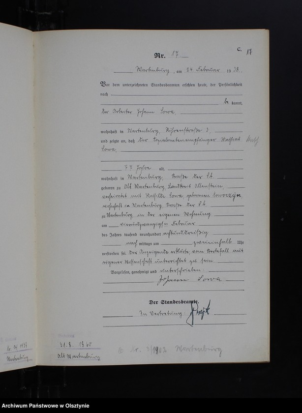 image.from.unit.number "Sterbe-Haupt-Register Nr 1 - 51"