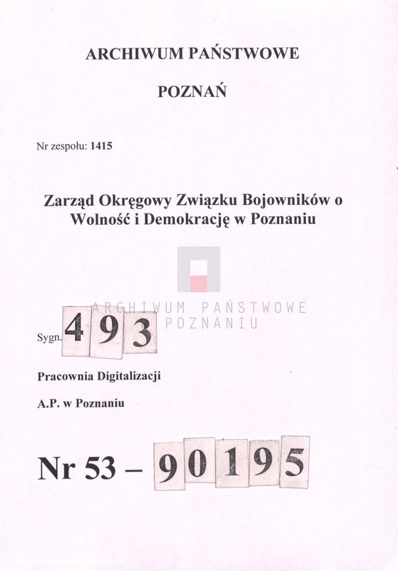 Obraz 1 z jednostki "Życiorysy powstańców wielkopolskich: W - tom lV /Wielobiński Jan - Witczak Marcin/."