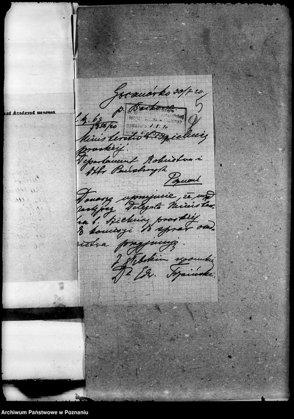 image.from.unit.number "Sprawy agrarnej reformy Urząd Osadniczy Komisja dla Osadnictwa"