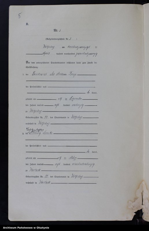 image.from.unit.number "Heirats-Neben-Register Nr 1-22"