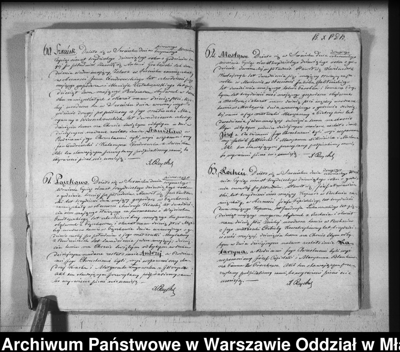 Obraz 17 z jednostki "Akta urodzeń, małżeństw i zgonów"